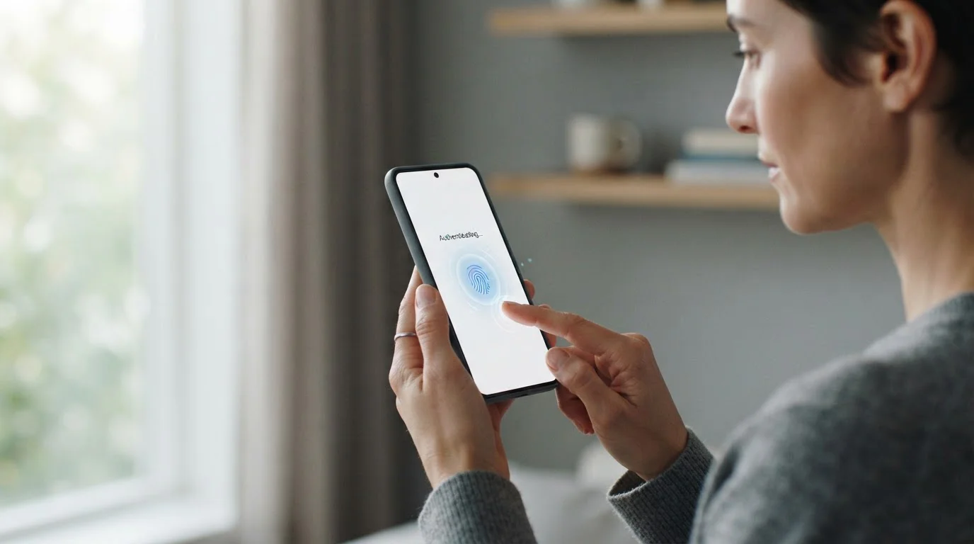 Smartphone-Nutzer authentifiziert Apple Pay Zahlung per Face ID