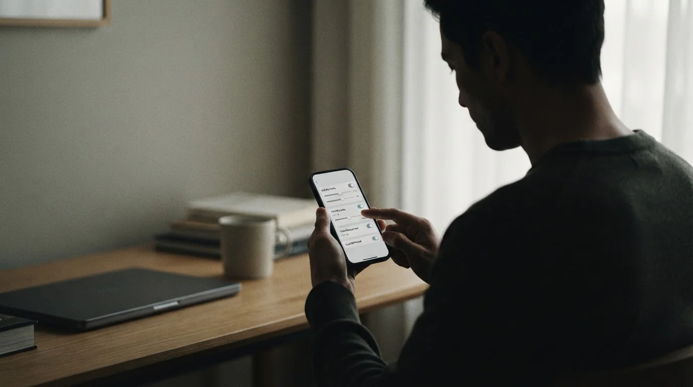 Einstellung von Limits und verantwortungsvollen Spielparametern auf einem Mobilgerät